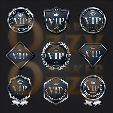 SIGN VIP BLACK BLUE